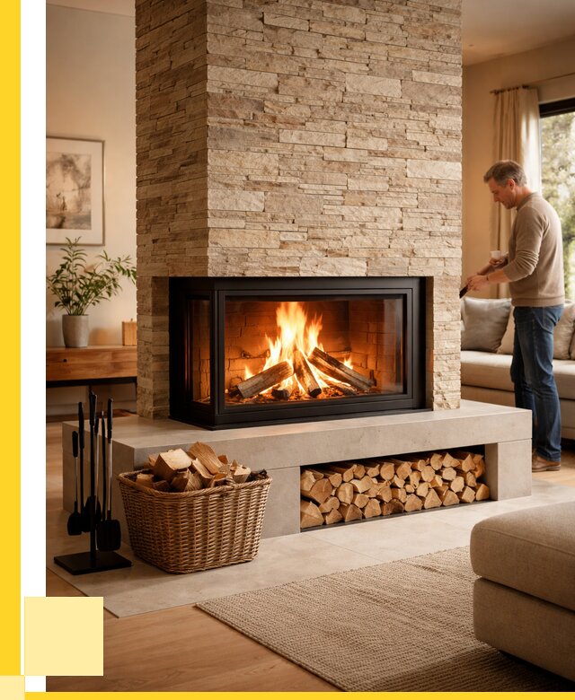 Дровяной камин под ключ в Ржеве от 205580 р. | ЭриданРжв