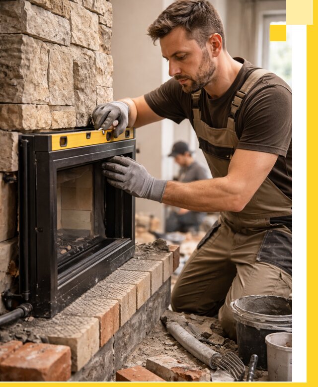 Дровяные камины под ключ в Ржеве: монтаж, обустройство