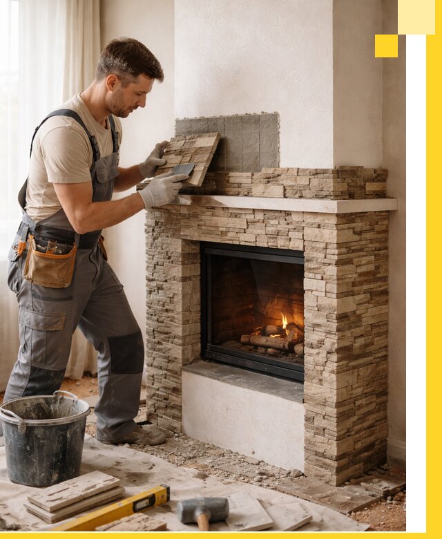 Изготовление и монтаж каминов для дома под ключ в Ржеве