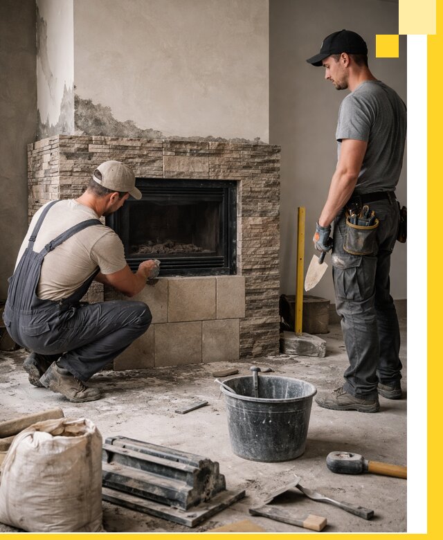 Камины под ключ в Ржеве: проект, изготовление и монтаж