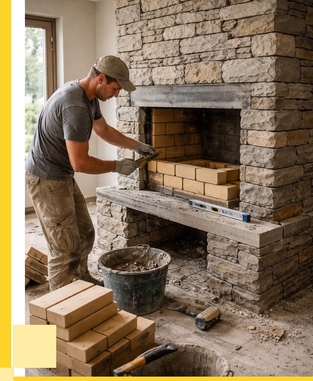 Кладка каминов и камина в Ржеве от 25698 р. ЭриданРжв