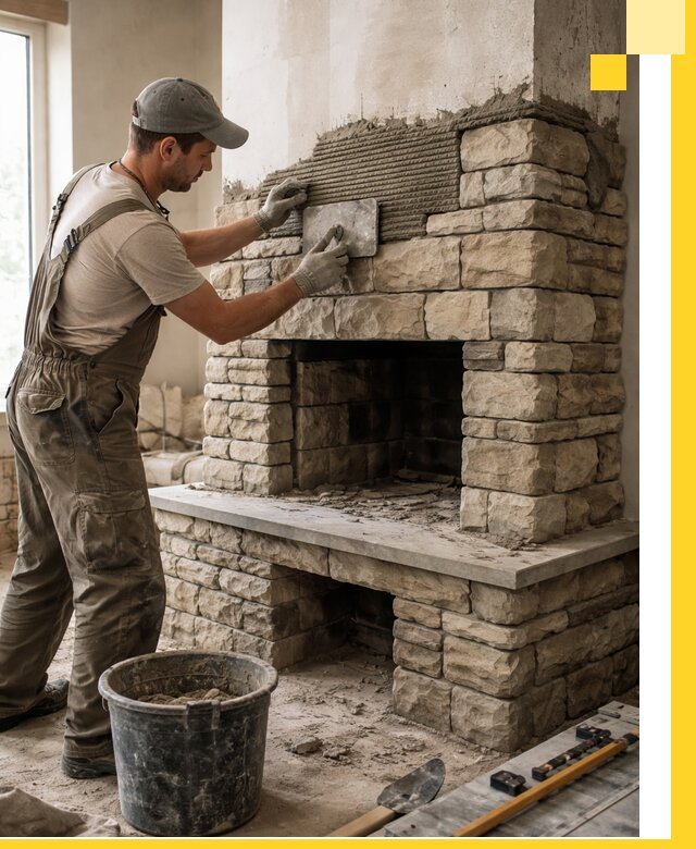 Строительство каминов под ключ в Ржеве от проектирования до монтажа