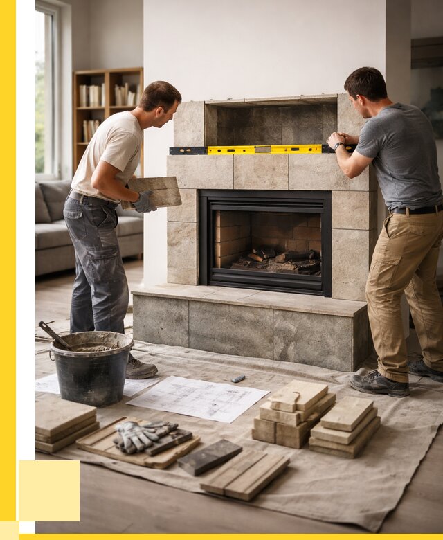 Монтаж каминов и установка в Ржеве от 46256 р. | ЭриданРжв