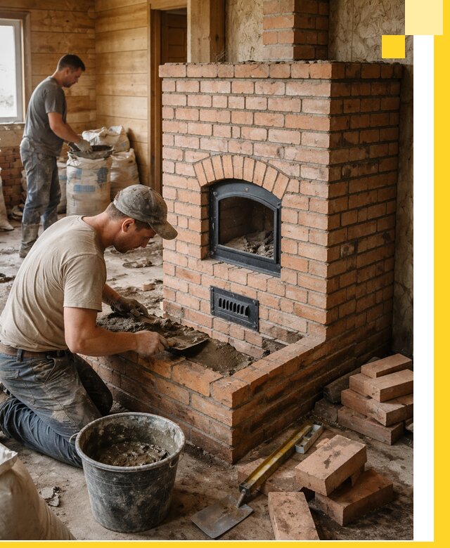 Профессиональное строительство печей в Ржеве под ключ