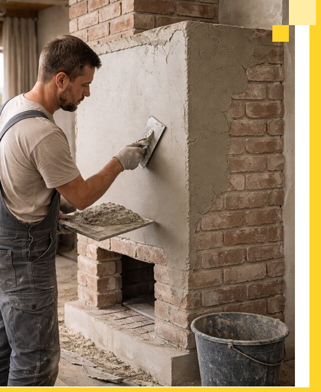 Отделка печей и облицовка каминов в Ржеве под ключ