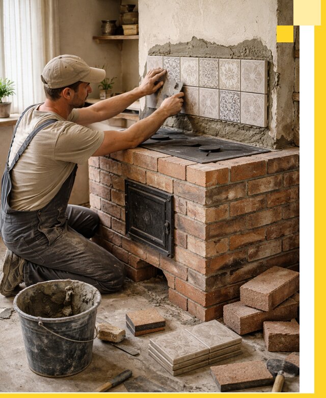 Печи с плитой на заказ монтаж гарантия и сервис в Ржеве