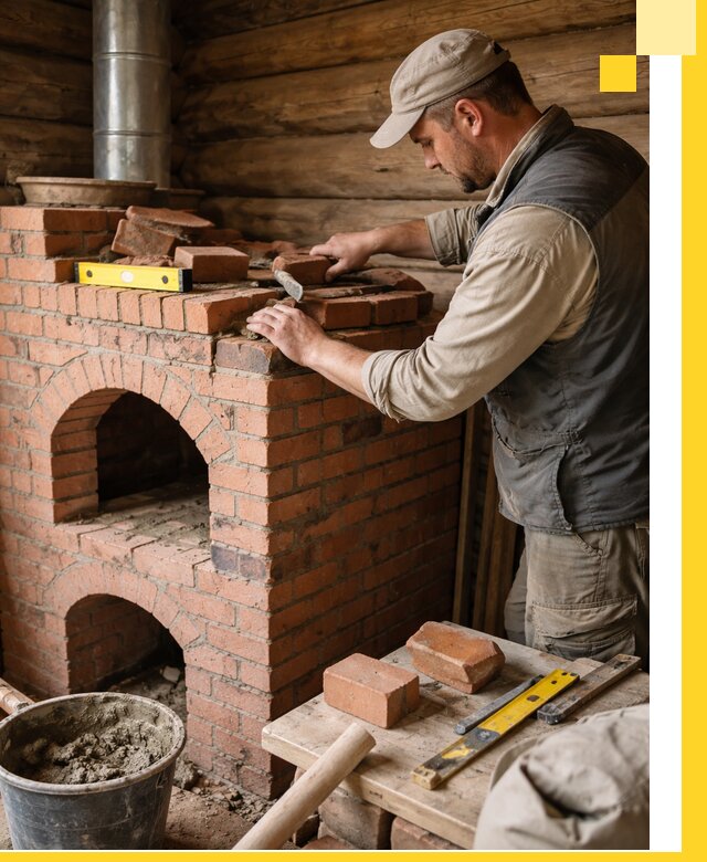 Изготовление и установка русских печей в Ржеве под ключ