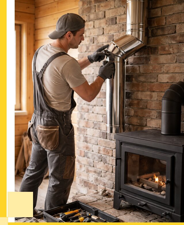 Монтаж дымоходов для печей в Ржеве от 7709 р. | ЭриданРжв