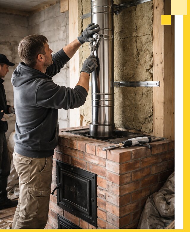 Изготовление и монтаж печей и дымоходов под ключ в Ржеве