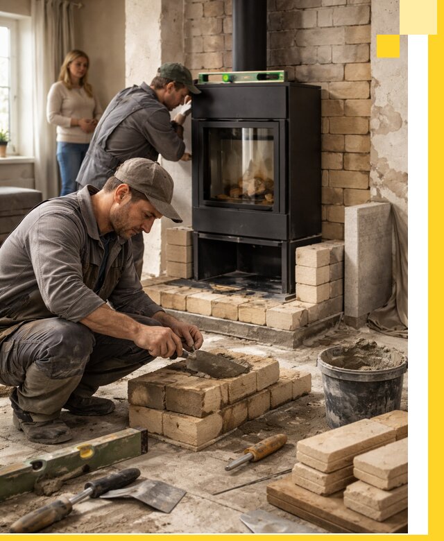 Печи и камины под ключ: проект, установка в Ржеве