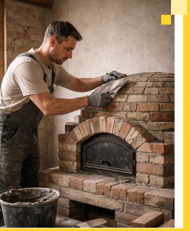 Изготовление и монтаж помпейских печей на заказ в Ржеве