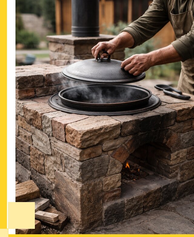 Печи для казана в Ржеве по цене от 18502 р. | ЭриданРжв