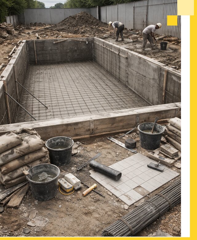 Строительство бассейнов под ключ в Ржеве, дизайн и монтаж