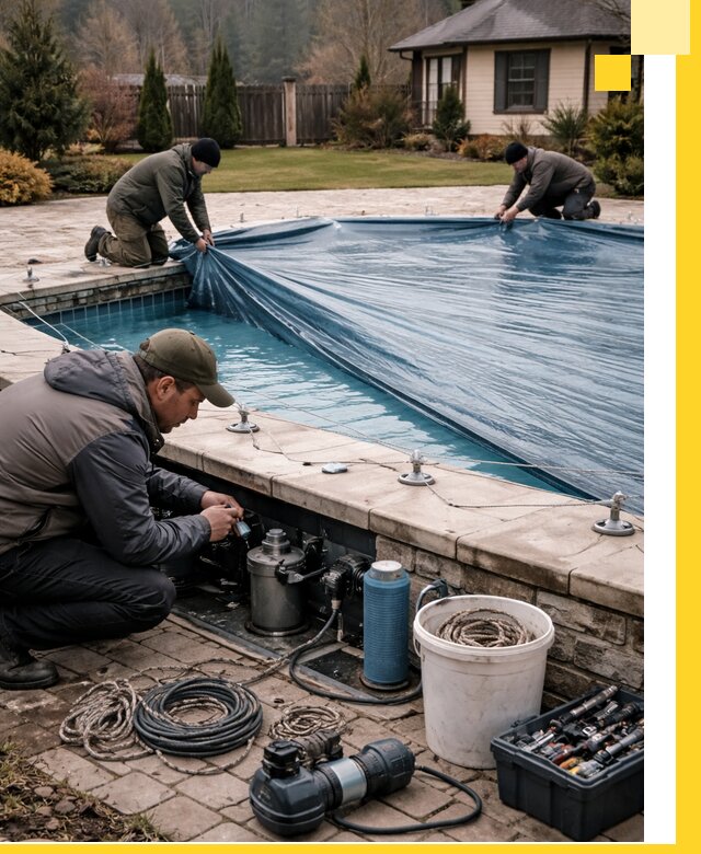 Консервация бассейнов в Ржеве: подготовка к длительному хранению