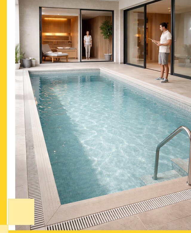 Отделка бассейна пленкой ПВХ в Ржеве от 3598 р. - ЭриданРжв