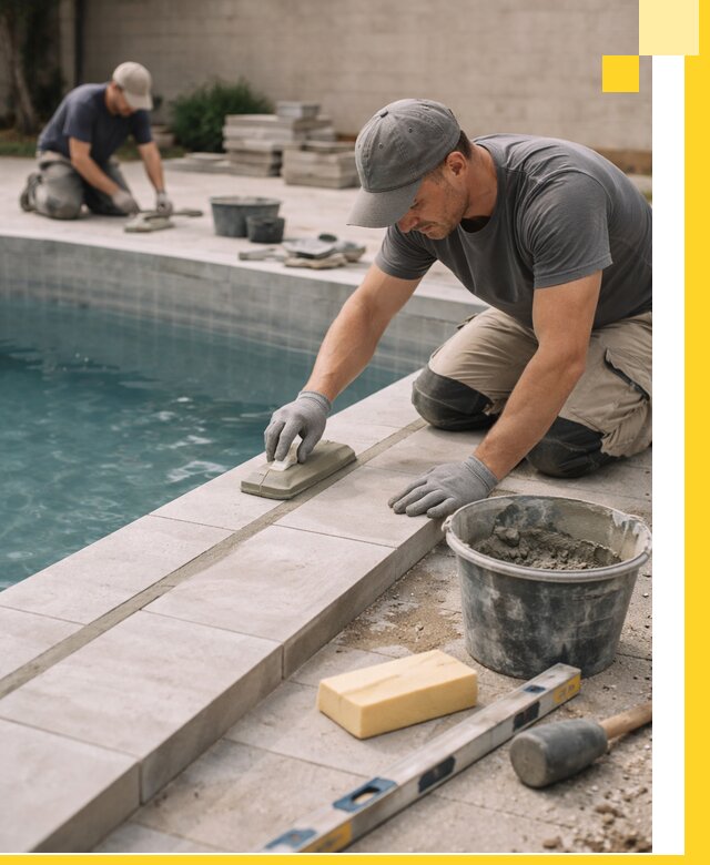 Отделка бассейнов в Ржеве: декоративная отделка и гидроизоляция