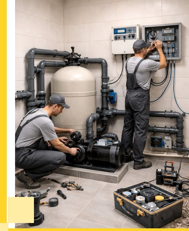 Монтаж оборудования для бассейнов в Ржеве от 41116 р. | ЭриданРжв