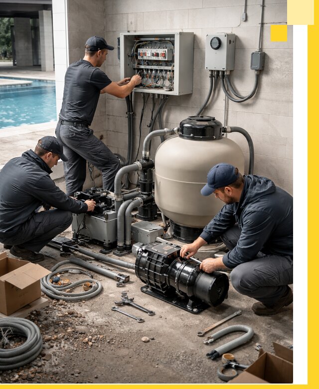 Профессиональный монтаж оборудования для бассейнов в Ржеве