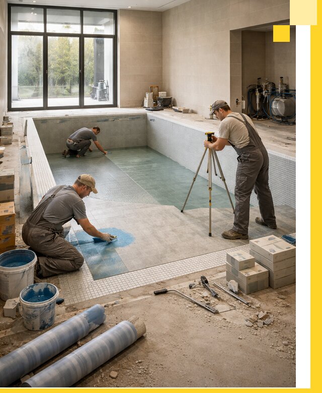 Проект и строительство закрытых бассейнов в Ржеве под ключ