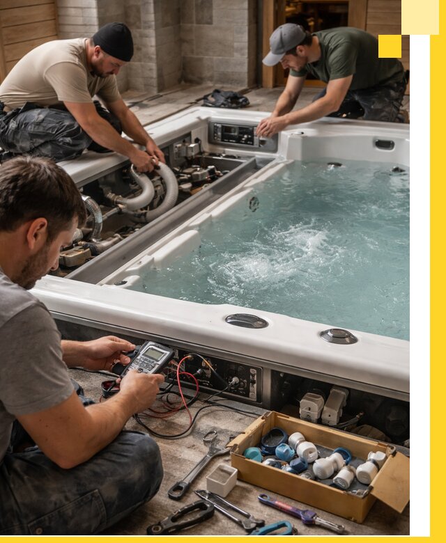 Гидромассажные бассейны под ключ в Ржеве, дизайн и монтаж