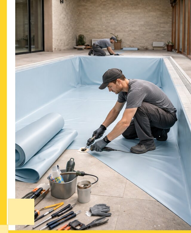 Пленка ПВХ для бассейнов в Ржеве от 2570 р. | ЭриданРжв