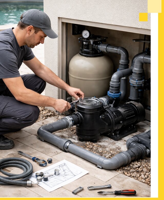 Поставка, монтаж и сервис насосов для бассейнов в Ржеве