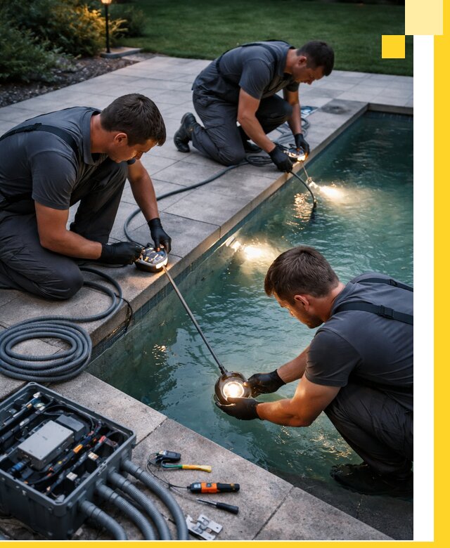 Профессиональное освещение бассейнов в Ржеве: дизайн и монтаж