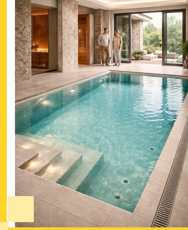 Бассейн во дворе в Ржеве: проект, отделка от 1233480 р. | ЭриданРжв