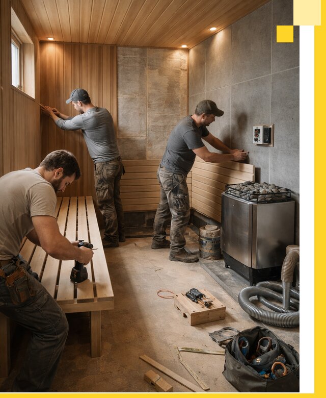Сауны под ключ в Ржеве, проектирование, строительство, отделка