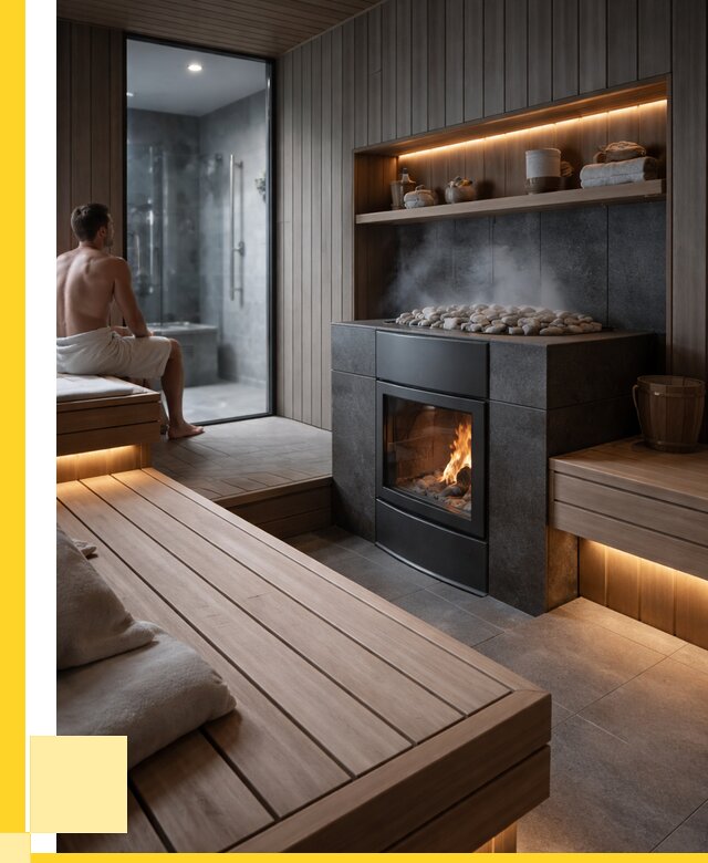 Проект сауны в частном доме в Ржеве от 35977 р. | ЭриданРжв