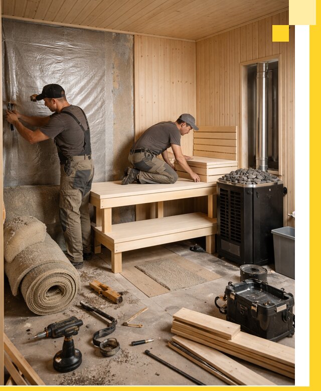 Проекты саун под ключ в Ржеве дизайн и строительство