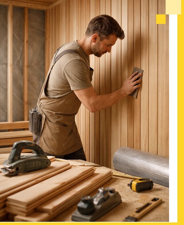 Профессиональная отделка саун и парных под ключ в Ржеве