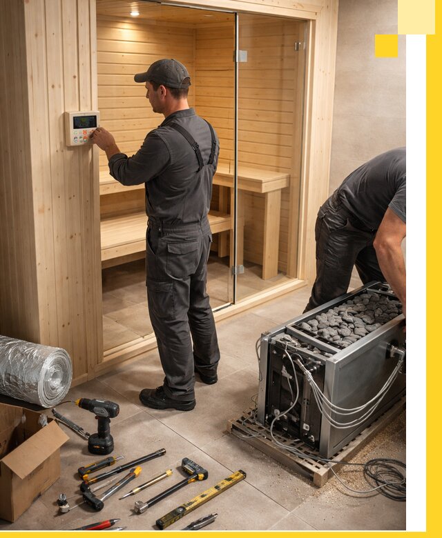 Поставка, установка и монтаж электрических саун в Ржеве