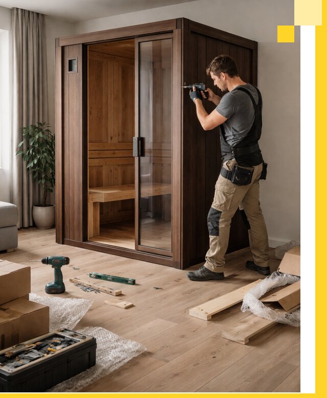 Установка и производство мини саун под ключ в Ржеве