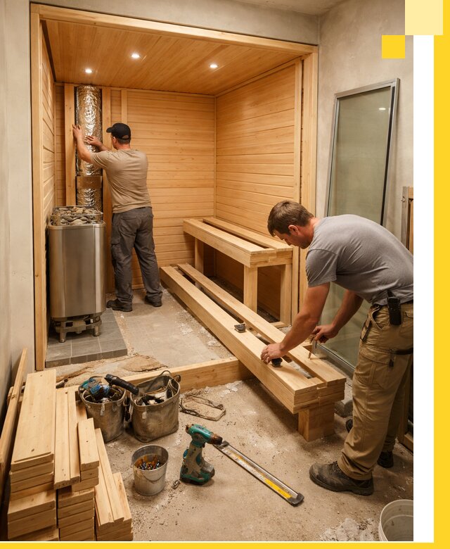 Проектирование и установка домашних саун под ключ в Ржеве