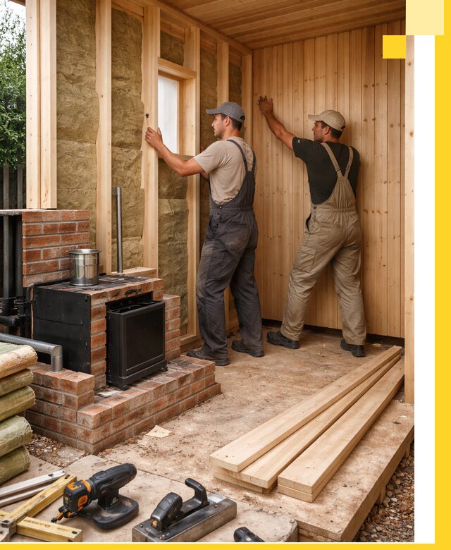 Строительство и установка дачных саун под ключ в Ржеве