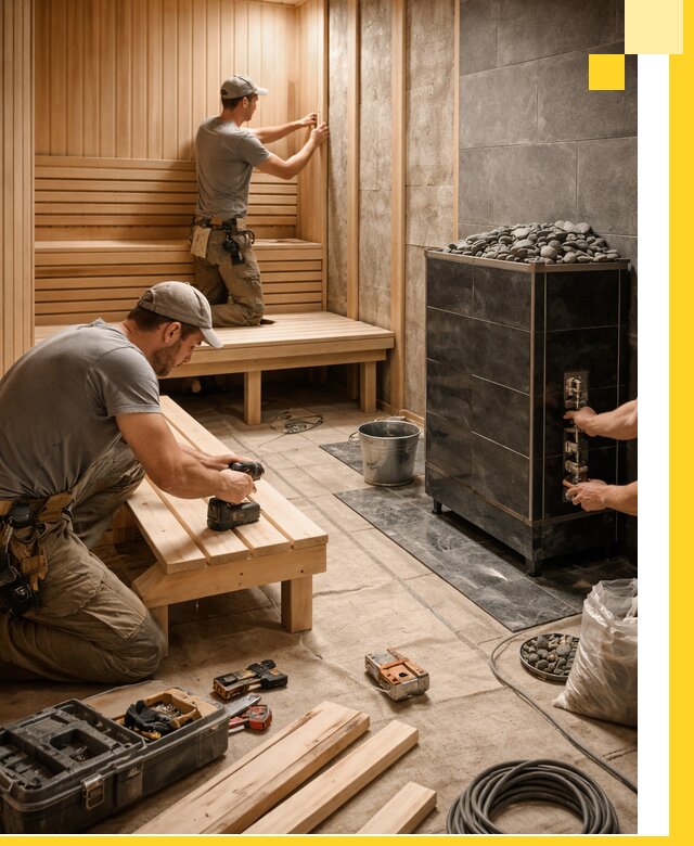 Дизайн и строительство интерьерных саун под ключ в Ржеве
