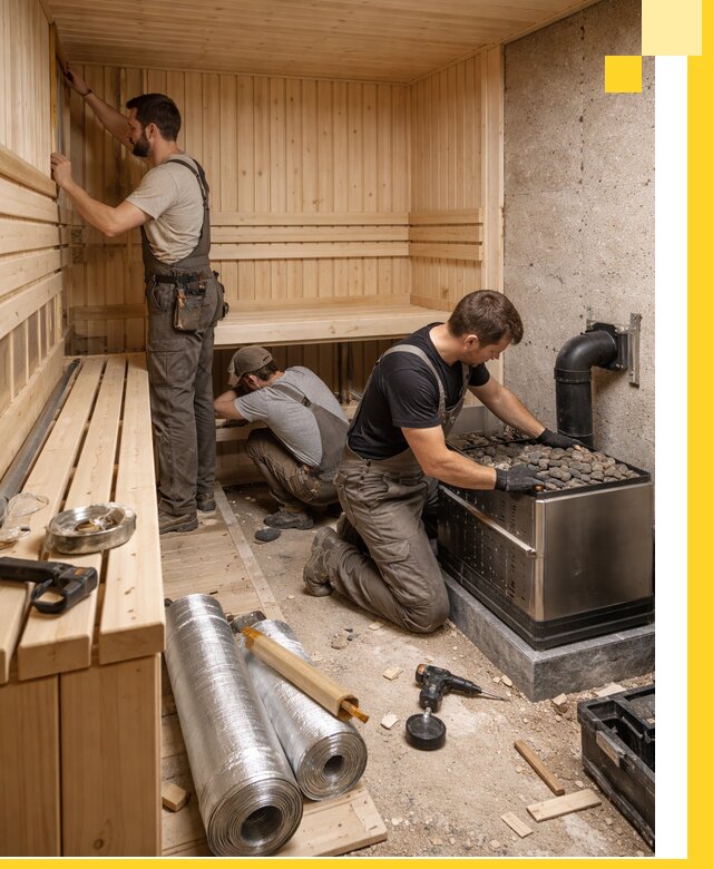 Индивидуальные сауны на заказ в Ржеве под ключ, проект и монтаж