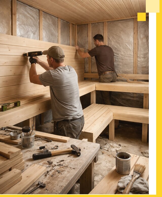 Профессиональная отделка бань и саун под ключ в Ржеве