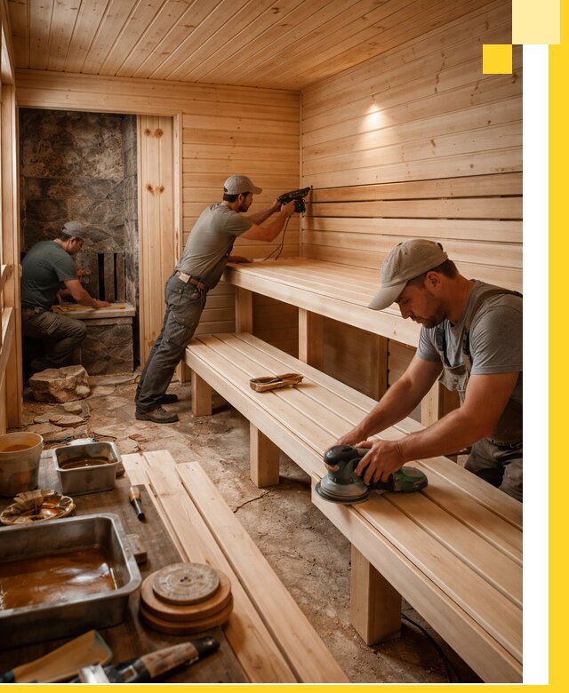 Профессиональная отделка бань в Ржеве под ключ, с гарантией