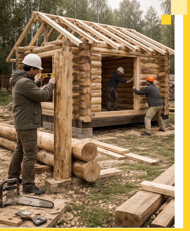 Строительство бань для дачи под ключ в Ржеве с доставкой и монтажом