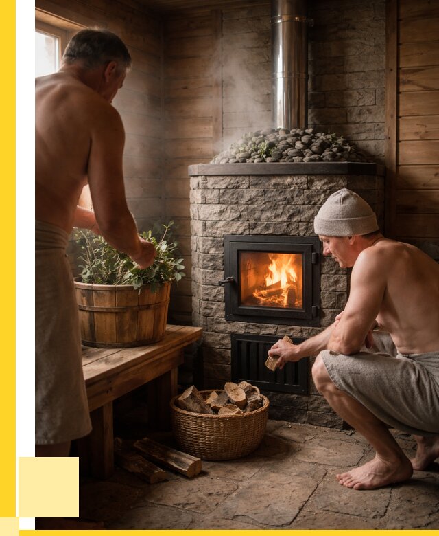 Банные печи под ключ в Ржеве от 46256 р. | ЭриданРжв кирпичная