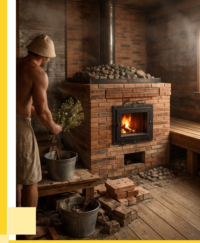 Кирпичные банные печи в Ржеве от 92511 р. | ЭриданРжв