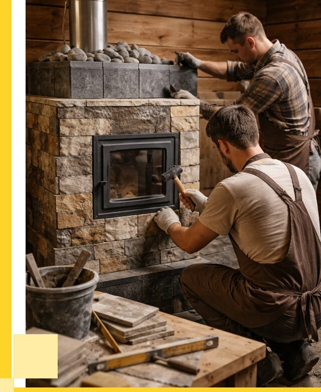 Облицовка банной печи в Ржеве от 15419 р. | ЭриданРжв