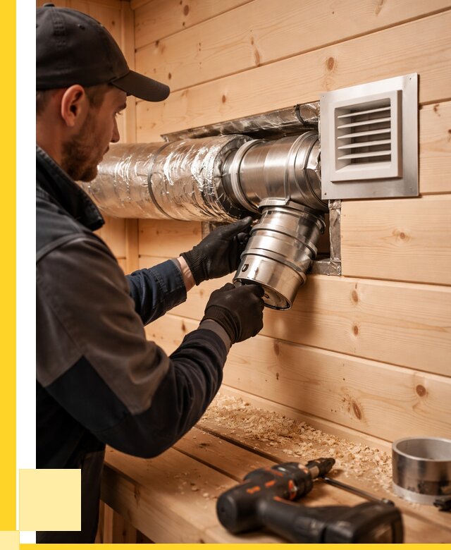 Монтаж вентиляции бани в Ржеве от 12335 р. | ЭриданРжв