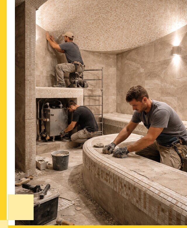 Монтаж хамамов под ключ в Ржеве от 256975 р. ЭриданРжв