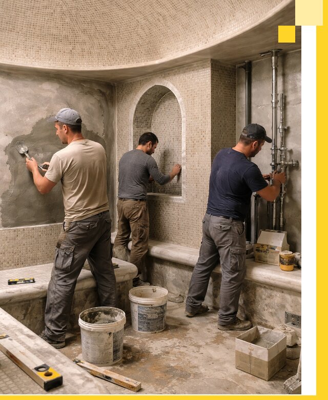 Профессиональный монтаж хамамов под ключ в Ржеве с гарантией