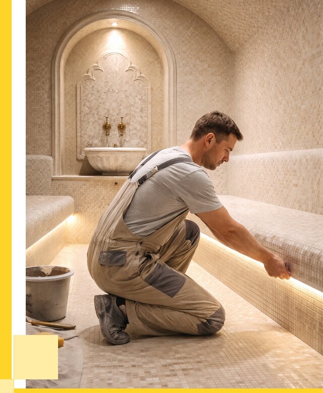 Отделка хамамов под ключ в Ржеве от 5653 р. | ЭриданРжв