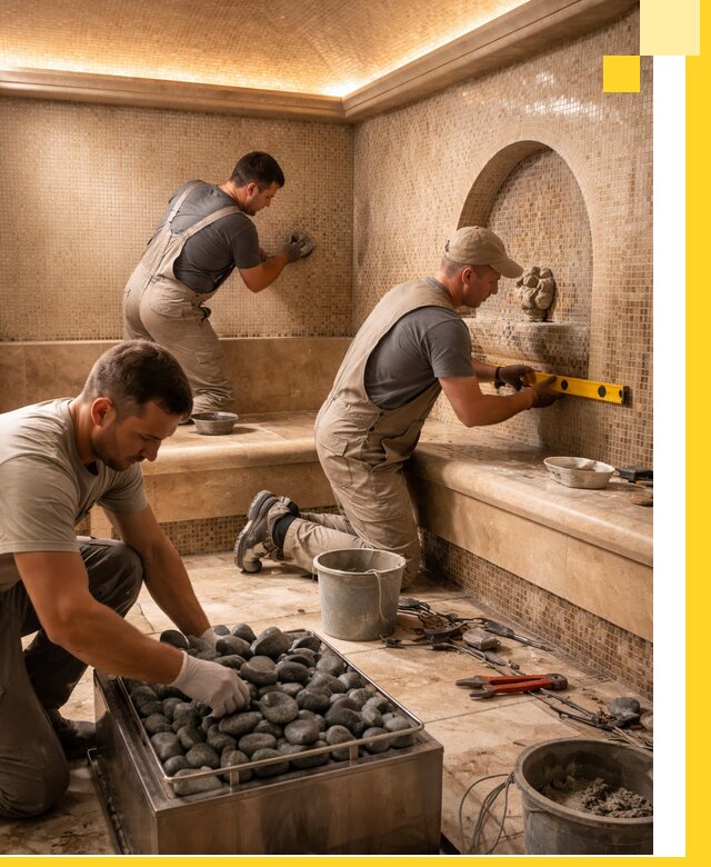 Проектирование и строительство хамама и сауны в Ржеве