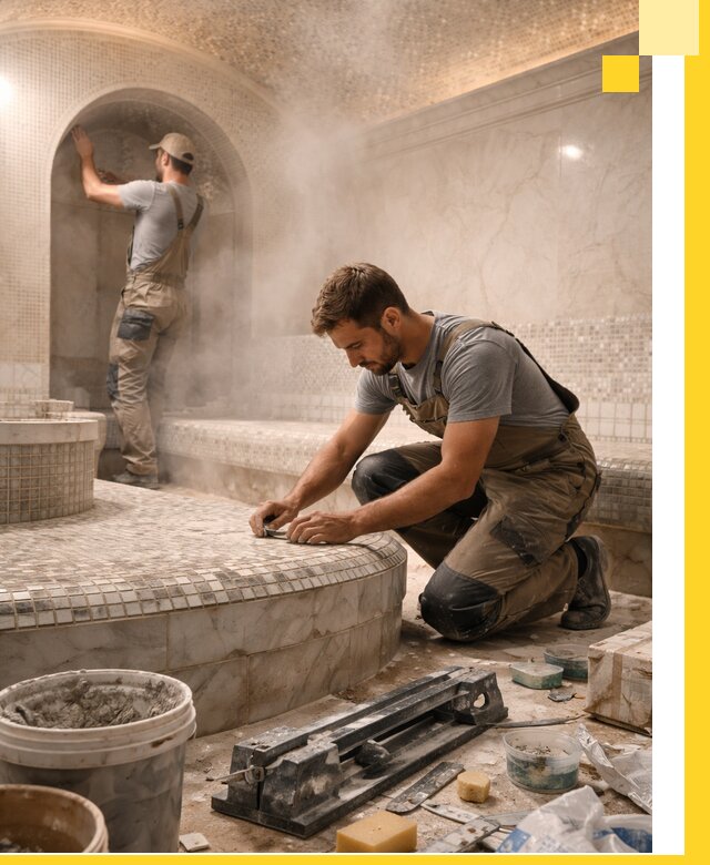 Профессиональный дизайн хамама и SPA под ключ в Ржеве